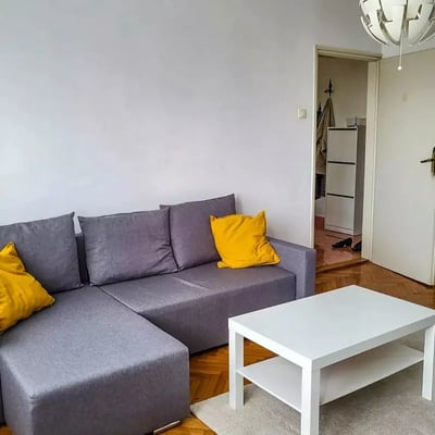 Long-term rental in Belgrade, Serbia: a cozy one-bedroom apartment in Zvezdara, 50 m²