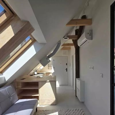 Langzeitmiete einer 2-Zimmer-Wohnung mit 35 m² in Krakau, Polen