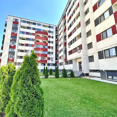 Langzeitmiete einer 1-Zimmer-Wohnung mit Balkon in einem Neubau, Bukarest, Rumänien