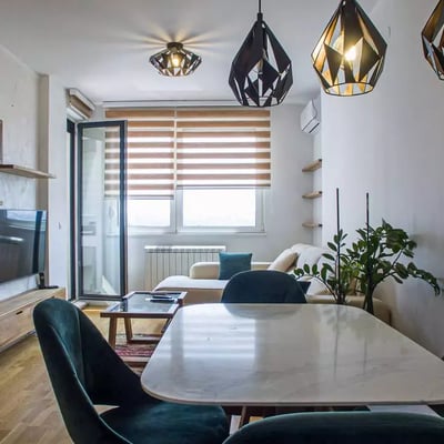 Langzeitmiete einer 2-Zimmer-Wohnung mit 40 m² in Belgrad, Serbien
