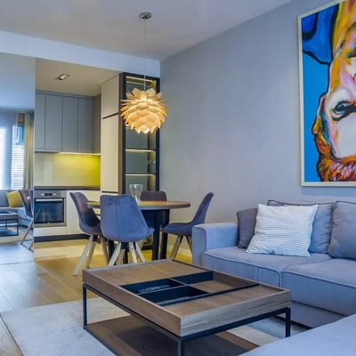 Long-term rental of a 3-room apartment, 82 m² in Belgrade, Serbia