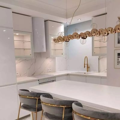 Langzeitmiete einer 55 m² großen Zweizimmerwohnung im Stadtteil Mokotów, Warschau, Polen