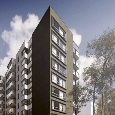 Langzeitmiete einer 55 m² großen Zweizimmerwohnung im Stadtteil Mokotów, Warschau, Polen