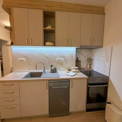 Long-term rental of a 2-room 60 m² apartment in the city center, Belgrade, Serbia