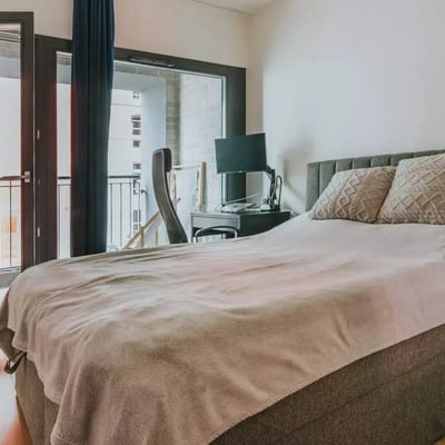 Долгосрочная аренда 2-комнатной квартиры 44 м² в новостройке Angel City, Вроцлав, Польша