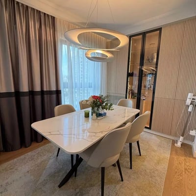 Long-term rent 3-room apartment 80 m² in premium BW Terra complex, Belgrade, Serbia