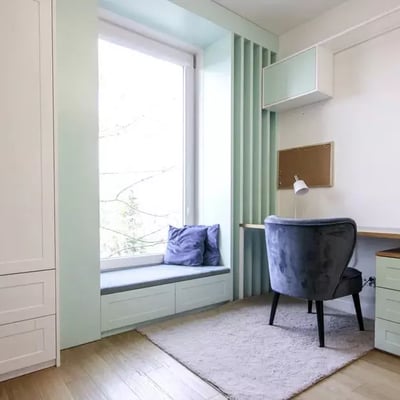 Alquiler a largo plazo de un piso de 4 habitaciones y 94m² en Cracovia, Polonia