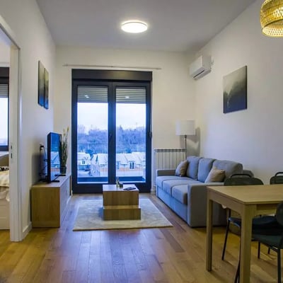 Langfristige Miete einer 2-Zimmer-Wohnung 40 m², Belgrad, Serbien