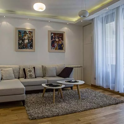 Long-term rental of a 3-room apartment 90m² in Vračar district, Belgrade, Serbia