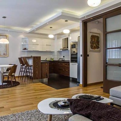 Long-term rental of a 3-room apartment 90m² in Vračar district, Belgrade, Serbia