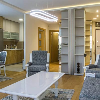 Long-term rental of a 2-room apartment 64m² in New Belgrade district, Belgrade, Serbia