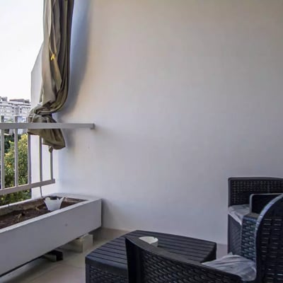 Long-term rental of a 2-room apartment 64m² in New Belgrade district, Belgrade, Serbia