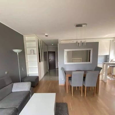 Long-term rental of a 3-room apartment 72.9m² in Praga-Południe district, Warsaw, Poland