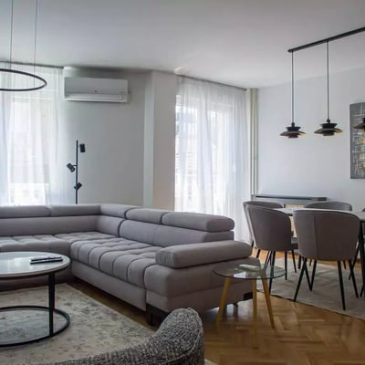 Long-term rental of 4-room apartment 92 m² in Belgrade, Serbia