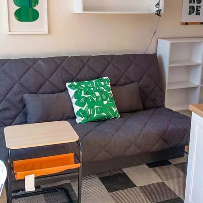 Long-term rental studio apartment 20 m² in Central district, Belgrade, Serbia