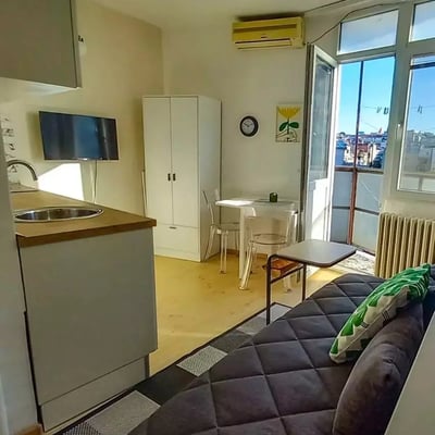 Long-term rental studio apartment 20 m² in Central district, Belgrade, Serbia