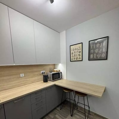 Long-term rental 2-room apartment, 40 m², Port Popowice district, Wrocław, Poland