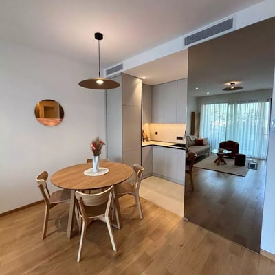 Long-term rental 2-room apartment, 55 m², New Dorchol area, Belgrade, Serbia