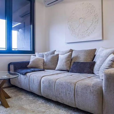 Langzeitmiete einer 2-Zimmer-Wohnung mit 40 m² im Sakura Park, Neu-Belgrad, Serbien