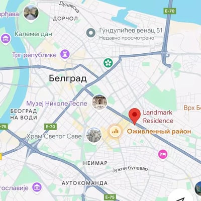 Alquiler a largo plazo de apartamento de 4 habitaciones 140 m², Vračar, Belgrado, Serbia