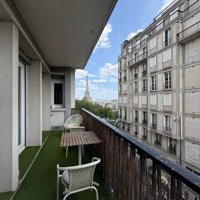 Long-term rental of 72 m² 3-room apartment in Paris 16th district, France