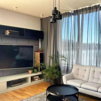 Location longue durée d’un appartement 5 pièces de 130 m² dans le quartier Wilanów, Varsovie, Pologne