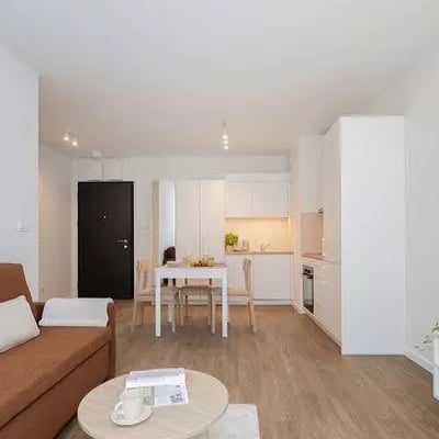 Alquiler a largo plazo de piso de 2 habitaciones 42 m² en el barrio Mokotów, Varsovia, Polonia