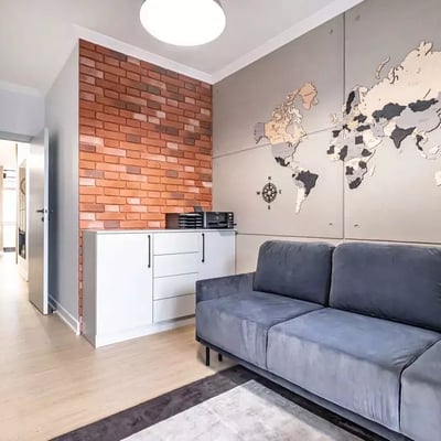 Alquiler a largo plazo de piso de 3 habitaciones 68 m² en el barrio Mokotów, Varsovia, Polonia