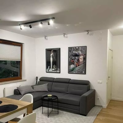 Location longue durée : appartement 2 pièces 34 m² dans le quartier Stary Mokotów, Varsovie, Pologne