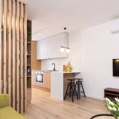 Long-term rent of 29 m² studio in the center of Kraków, Poland