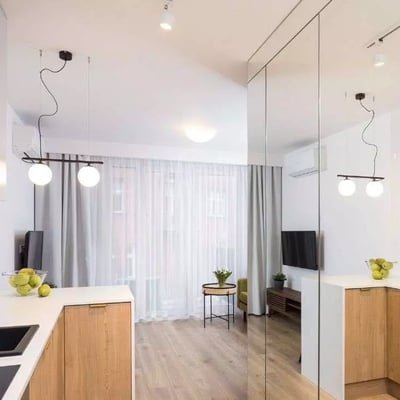 Long-term rent of 29 m² studio in the center of Kraków, Poland