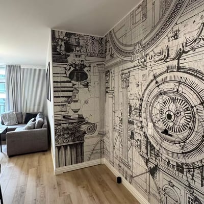 Langzeitmiete: 2-Zimmer-Wohnung 45 m², Browary Warszawskie, Warschau, Polen