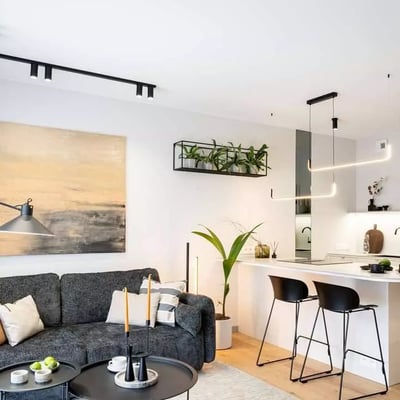 Alquiler a largo plazo de piso de 2 habitaciones 45 m² en una zona verde de Cracovia, Polonia