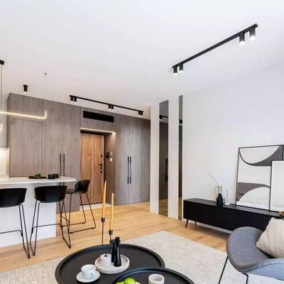 Alquiler a largo plazo de piso de 2 habitaciones 45 m² en una zona verde de Cracovia, Polonia