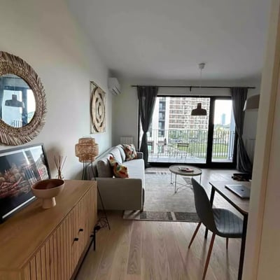 Langfristige Miete eines 30 m² großen Studios im BW Aria, Belgrad, Serbien