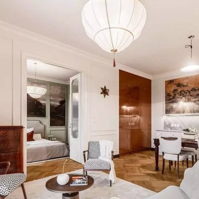 Location longue durée d’un appartement de 3 pièces, quartier Mokotów, Varsovie, Pologne