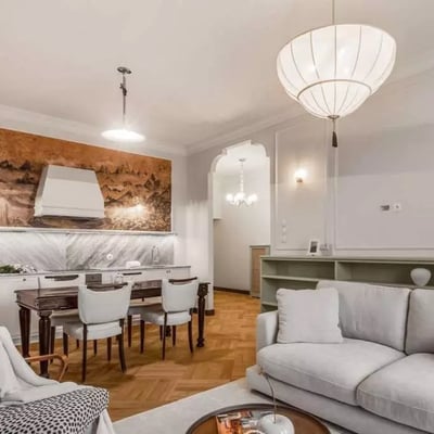 Location longue durée d’un appartement de 3 pièces, quartier Mokotów, Varsovie, Pologne