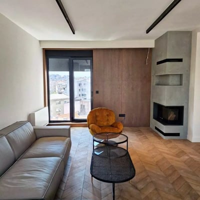 Long-term rental of a 2-level penthouse, 180 m², in the center of Belgrade, Serbia