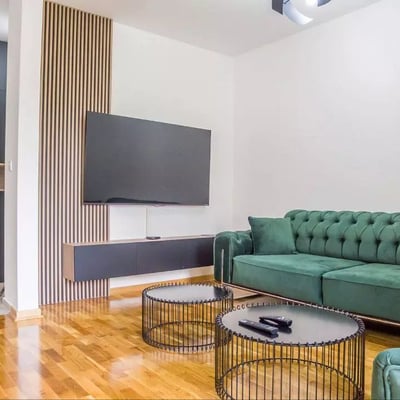 Langfristige Vermietung einer 2-Zimmer-Wohnung, 50 m², im Wohnkomplex Green Residence, Belgrad, Serbien