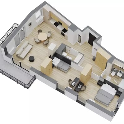 Langfristige Miete einer 3-Zimmer-Wohnung, 72 m², Warschau, Polen