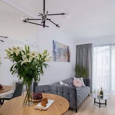 Long-term rental of a 2-room apartment, 38 m², in Kraków, Kazimierz, Poland