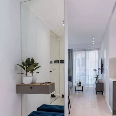 Long-term rental of a 2-room apartment, 38 m², in Kraków, Kazimierz, Poland