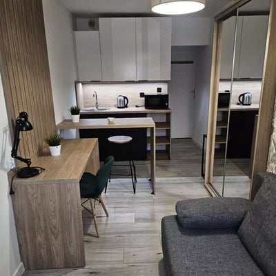 Long-term rental of a studio apartment in Bielany district, Warsaw, Poland