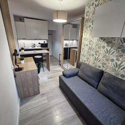 Long-term rental of a studio apartment in Bielany district, Warsaw, Poland
