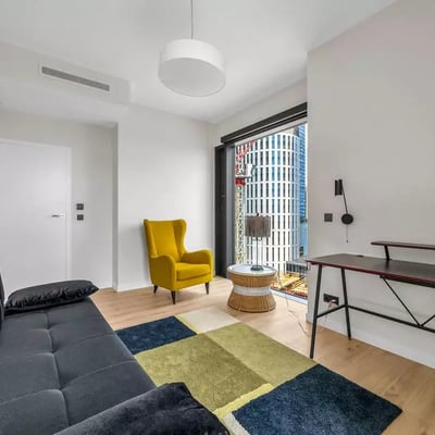 Long-term rental of a 3-room apartment, 82 m², in Wola, Warsaw, Poland