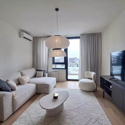 Long-term rental of a 2-room apartment, 59 m², Belgrade, Serbia
