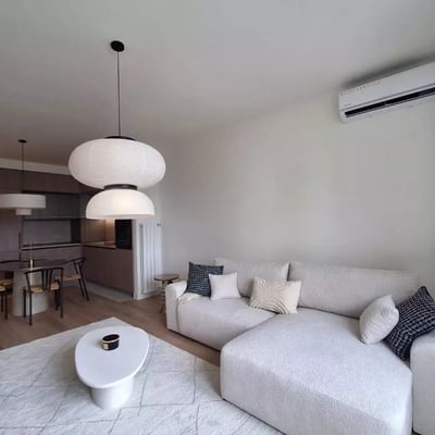 Long-term rental of a 2-room apartment, 59 m², Belgrade, Serbia