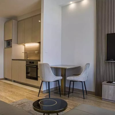 Long-term rental of a studio apartment, 32 m², Belgrade, Serbia