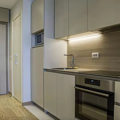 Long-term rental of a studio apartment, 32 m², Belgrade, Serbia