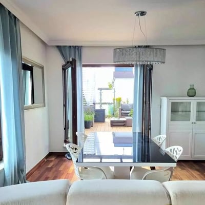 Long-term rental of a 4-room apartment, 105 m², in Wilanów district, Warsaw, Poland